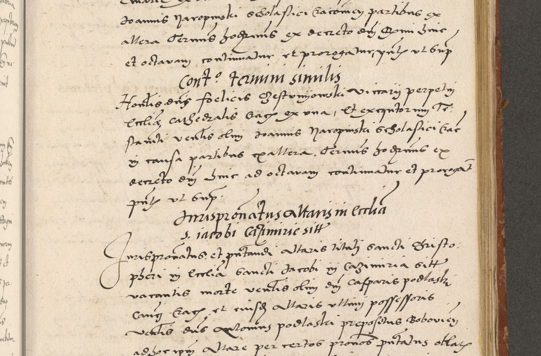 Zdjęcie nr 240 dla obiektu archiwalnego: Acta actorum coram R. D. Petro de Gamratis, archiepiscopo Gnesnensi et episcopo Cracoviensi, Legato nato ac Regni Poloniae primate ad annum 1543 - praesidente tunc Suae Rever. Paternitatis curiae cancellario R. D. Bartholomaeo Gantkowski, Posnaniensi et curiae nostrae cancellario.