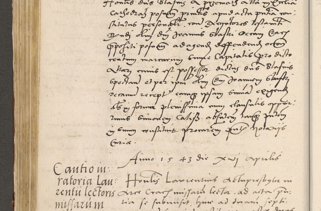 Zdjęcie nr 237 dla obiektu archiwalnego: Acta actorum coram R. D. Petro de Gamratis, archiepiscopo Gnesnensi et episcopo Cracoviensi, Legato nato ac Regni Poloniae primate ad annum 1543 - praesidente tunc Suae Rever. Paternitatis curiae cancellario R. D. Bartholomaeo Gantkowski, Posnaniensi et curiae nostrae cancellario.