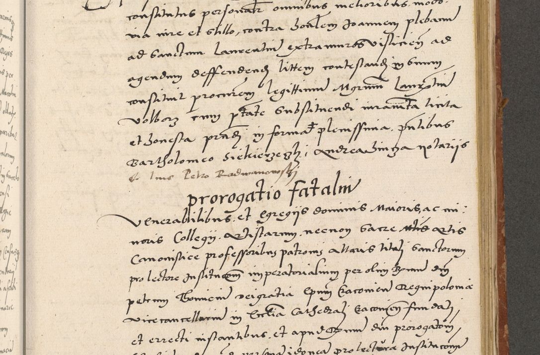 Zdjęcie nr 236 dla obiektu archiwalnego: Acta actorum coram R. D. Petro de Gamratis, archiepiscopo Gnesnensi et episcopo Cracoviensi, Legato nato ac Regni Poloniae primate ad annum 1543 - praesidente tunc Suae Rever. Paternitatis curiae cancellario R. D. Bartholomaeo Gantkowski, Posnaniensi et curiae nostrae cancellario.
