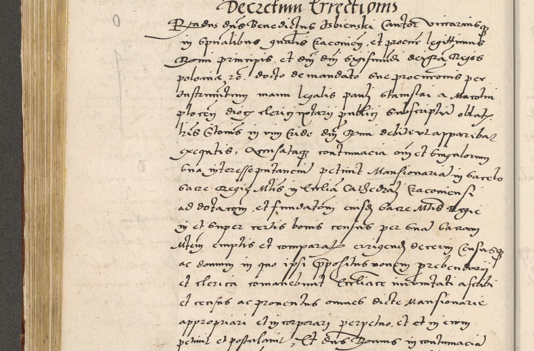 Zdjęcie nr 235 dla obiektu archiwalnego: Acta actorum coram R. D. Petro de Gamratis, archiepiscopo Gnesnensi et episcopo Cracoviensi, Legato nato ac Regni Poloniae primate ad annum 1543 - praesidente tunc Suae Rever. Paternitatis curiae cancellario R. D. Bartholomaeo Gantkowski, Posnaniensi et curiae nostrae cancellario.