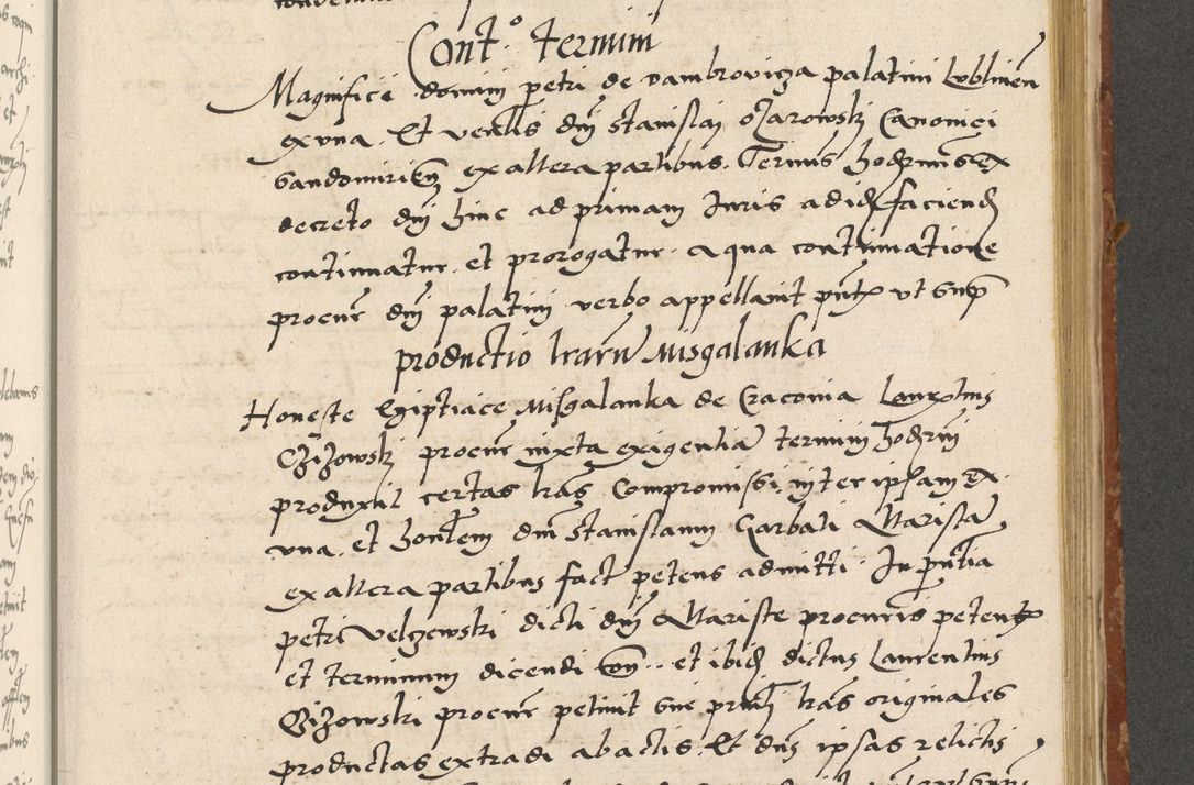 Zdjęcie nr 232 dla obiektu archiwalnego: Acta actorum coram R. D. Petro de Gamratis, archiepiscopo Gnesnensi et episcopo Cracoviensi, Legato nato ac Regni Poloniae primate ad annum 1543 - praesidente tunc Suae Rever. Paternitatis curiae cancellario R. D. Bartholomaeo Gantkowski, Posnaniensi et curiae nostrae cancellario.
