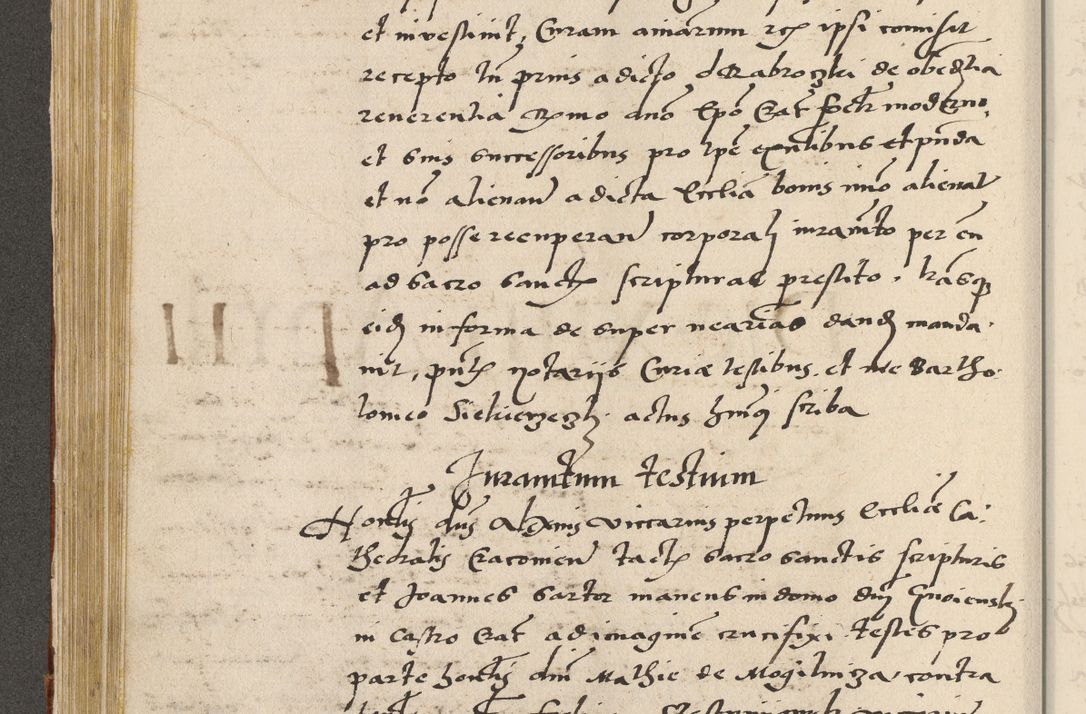 Zdjęcie nr 227 dla obiektu archiwalnego: Acta actorum coram R. D. Petro de Gamratis, archiepiscopo Gnesnensi et episcopo Cracoviensi, Legato nato ac Regni Poloniae primate ad annum 1543 - praesidente tunc Suae Rever. Paternitatis curiae cancellario R. D. Bartholomaeo Gantkowski, Posnaniensi et curiae nostrae cancellario.