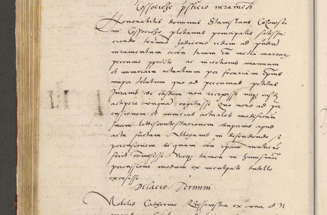 Zdjęcie nr 225 dla obiektu archiwalnego: Acta actorum coram R. D. Petro de Gamratis, archiepiscopo Gnesnensi et episcopo Cracoviensi, Legato nato ac Regni Poloniae primate ad annum 1543 - praesidente tunc Suae Rever. Paternitatis curiae cancellario R. D. Bartholomaeo Gantkowski, Posnaniensi et curiae nostrae cancellario.