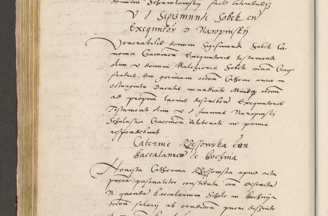 Zdjęcie nr 223 dla obiektu archiwalnego: Acta actorum coram R. D. Petro de Gamratis, archiepiscopo Gnesnensi et episcopo Cracoviensi, Legato nato ac Regni Poloniae primate ad annum 1543 - praesidente tunc Suae Rever. Paternitatis curiae cancellario R. D. Bartholomaeo Gantkowski, Posnaniensi et curiae nostrae cancellario.