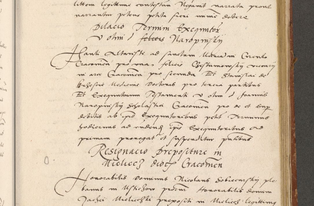 Zdjęcie nr 216 dla obiektu archiwalnego: Acta actorum coram R. D. Petro de Gamratis, archiepiscopo Gnesnensi et episcopo Cracoviensi, Legato nato ac Regni Poloniae primate ad annum 1543 - praesidente tunc Suae Rever. Paternitatis curiae cancellario R. D. Bartholomaeo Gantkowski, Posnaniensi et curiae nostrae cancellario.