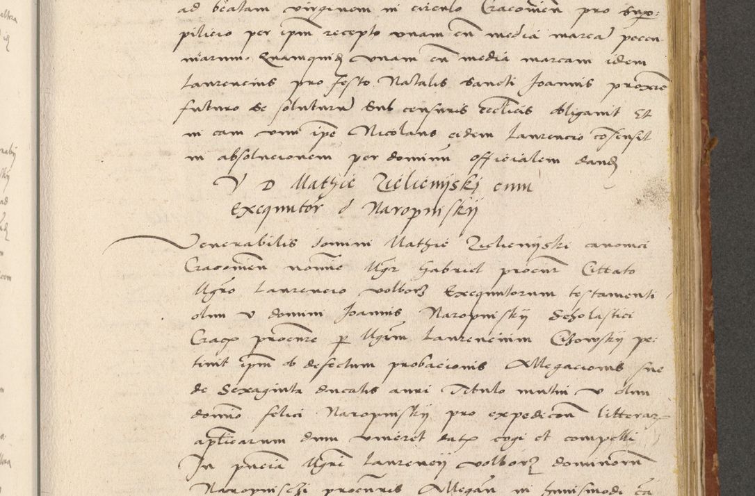 Zdjęcie nr 212 dla obiektu archiwalnego: Acta actorum coram R. D. Petro de Gamratis, archiepiscopo Gnesnensi et episcopo Cracoviensi, Legato nato ac Regni Poloniae primate ad annum 1543 - praesidente tunc Suae Rever. Paternitatis curiae cancellario R. D. Bartholomaeo Gantkowski, Posnaniensi et curiae nostrae cancellario.