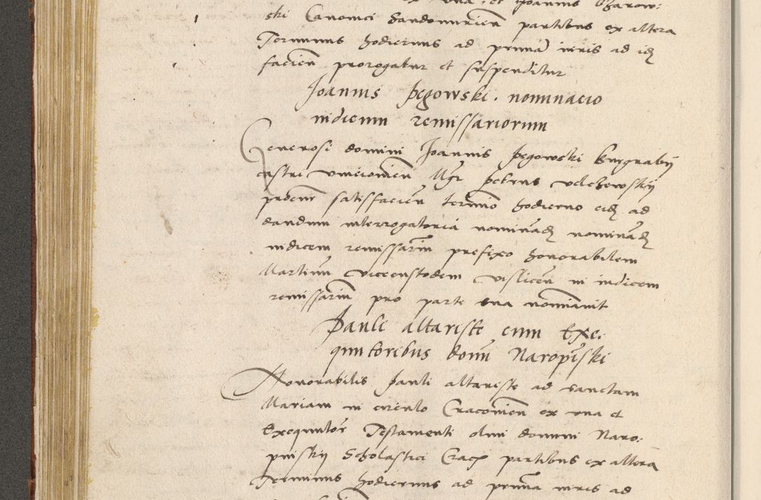 Zdjęcie nr 211 dla obiektu archiwalnego: Acta actorum coram R. D. Petro de Gamratis, archiepiscopo Gnesnensi et episcopo Cracoviensi, Legato nato ac Regni Poloniae primate ad annum 1543 - praesidente tunc Suae Rever. Paternitatis curiae cancellario R. D. Bartholomaeo Gantkowski, Posnaniensi et curiae nostrae cancellario.