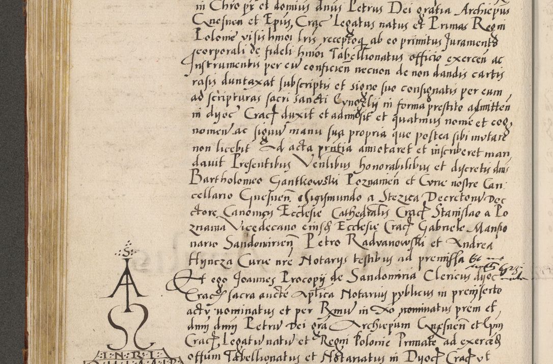 Zdjęcie nr 209 dla obiektu archiwalnego: Acta actorum coram R. D. Petro de Gamratis, archiepiscopo Gnesnensi et episcopo Cracoviensi, Legato nato ac Regni Poloniae primate ad annum 1543 - praesidente tunc Suae Rever. Paternitatis curiae cancellario R. D. Bartholomaeo Gantkowski, Posnaniensi et curiae nostrae cancellario.