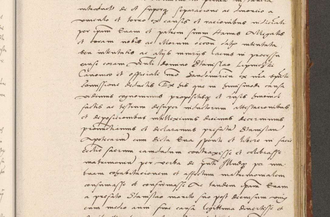 Zdjęcie nr 206 dla obiektu archiwalnego: Acta actorum coram R. D. Petro de Gamratis, archiepiscopo Gnesnensi et episcopo Cracoviensi, Legato nato ac Regni Poloniae primate ad annum 1543 - praesidente tunc Suae Rever. Paternitatis curiae cancellario R. D. Bartholomaeo Gantkowski, Posnaniensi et curiae nostrae cancellario.