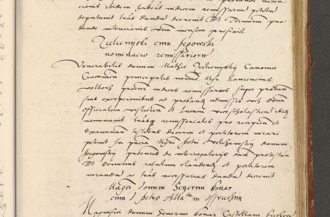 Zdjęcie nr 202 dla obiektu archiwalnego: Acta actorum coram R. D. Petro de Gamratis, archiepiscopo Gnesnensi et episcopo Cracoviensi, Legato nato ac Regni Poloniae primate ad annum 1543 - praesidente tunc Suae Rever. Paternitatis curiae cancellario R. D. Bartholomaeo Gantkowski, Posnaniensi et curiae nostrae cancellario.