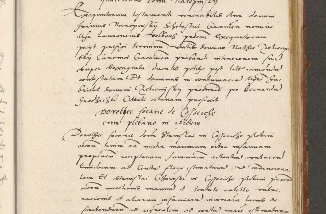 Zdjęcie nr 200 dla obiektu archiwalnego: Acta actorum coram R. D. Petro de Gamratis, archiepiscopo Gnesnensi et episcopo Cracoviensi, Legato nato ac Regni Poloniae primate ad annum 1543 - praesidente tunc Suae Rever. Paternitatis curiae cancellario R. D. Bartholomaeo Gantkowski, Posnaniensi et curiae nostrae cancellario.