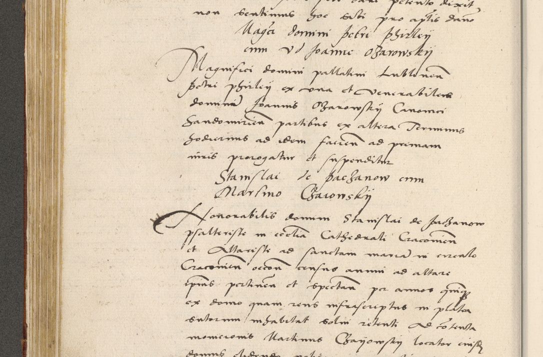 Zdjęcie nr 203 dla obiektu archiwalnego: Acta actorum coram R. D. Petro de Gamratis, archiepiscopo Gnesnensi et episcopo Cracoviensi, Legato nato ac Regni Poloniae primate ad annum 1543 - praesidente tunc Suae Rever. Paternitatis curiae cancellario R. D. Bartholomaeo Gantkowski, Posnaniensi et curiae nostrae cancellario.
