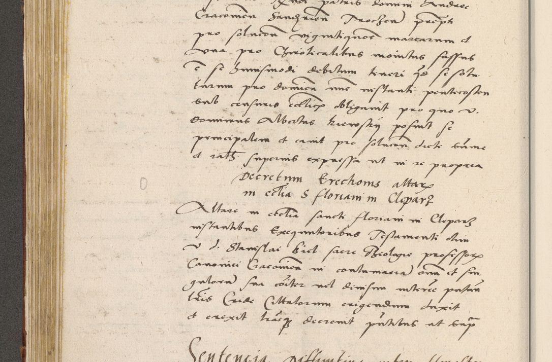 Zdjęcie nr 205 dla obiektu archiwalnego: Acta actorum coram R. D. Petro de Gamratis, archiepiscopo Gnesnensi et episcopo Cracoviensi, Legato nato ac Regni Poloniae primate ad annum 1543 - praesidente tunc Suae Rever. Paternitatis curiae cancellario R. D. Bartholomaeo Gantkowski, Posnaniensi et curiae nostrae cancellario.