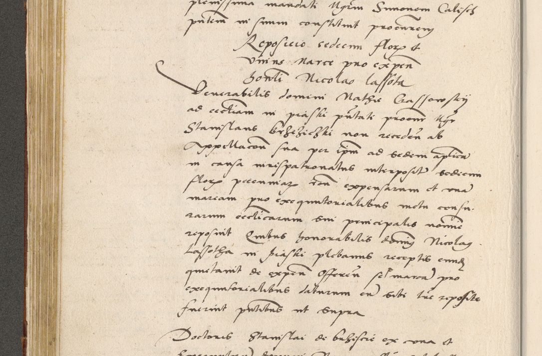 Zdjęcie nr 199 dla obiektu archiwalnego: Acta actorum coram R. D. Petro de Gamratis, archiepiscopo Gnesnensi et episcopo Cracoviensi, Legato nato ac Regni Poloniae primate ad annum 1543 - praesidente tunc Suae Rever. Paternitatis curiae cancellario R. D. Bartholomaeo Gantkowski, Posnaniensi et curiae nostrae cancellario.