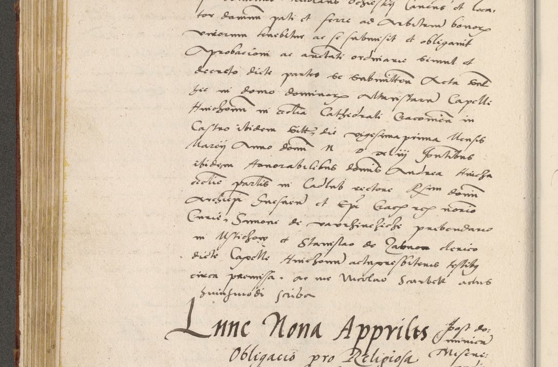 Zdjęcie nr 195 dla obiektu archiwalnego: Acta actorum coram R. D. Petro de Gamratis, archiepiscopo Gnesnensi et episcopo Cracoviensi, Legato nato ac Regni Poloniae primate ad annum 1543 - praesidente tunc Suae Rever. Paternitatis curiae cancellario R. D. Bartholomaeo Gantkowski, Posnaniensi et curiae nostrae cancellario.