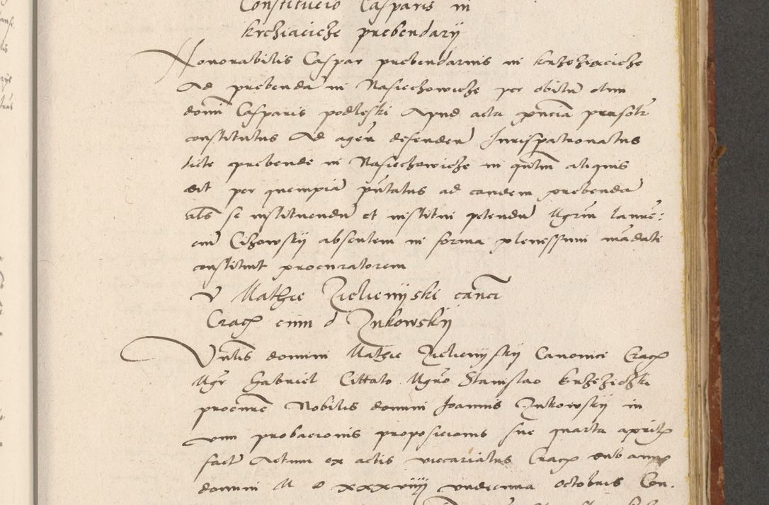 Zdjęcie nr 190 dla obiektu archiwalnego: Acta actorum coram R. D. Petro de Gamratis, archiepiscopo Gnesnensi et episcopo Cracoviensi, Legato nato ac Regni Poloniae primate ad annum 1543 - praesidente tunc Suae Rever. Paternitatis curiae cancellario R. D. Bartholomaeo Gantkowski, Posnaniensi et curiae nostrae cancellario.