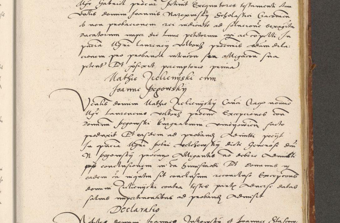 Zdjęcie nr 186 dla obiektu archiwalnego: Acta actorum coram R. D. Petro de Gamratis, archiepiscopo Gnesnensi et episcopo Cracoviensi, Legato nato ac Regni Poloniae primate ad annum 1543 - praesidente tunc Suae Rever. Paternitatis curiae cancellario R. D. Bartholomaeo Gantkowski, Posnaniensi et curiae nostrae cancellario.