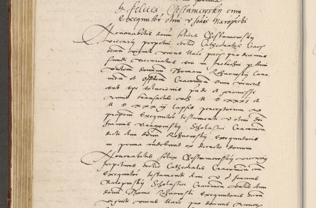 Zdjęcie nr 181 dla obiektu archiwalnego: Acta actorum coram R. D. Petro de Gamratis, archiepiscopo Gnesnensi et episcopo Cracoviensi, Legato nato ac Regni Poloniae primate ad annum 1543 - praesidente tunc Suae Rever. Paternitatis curiae cancellario R. D. Bartholomaeo Gantkowski, Posnaniensi et curiae nostrae cancellario.