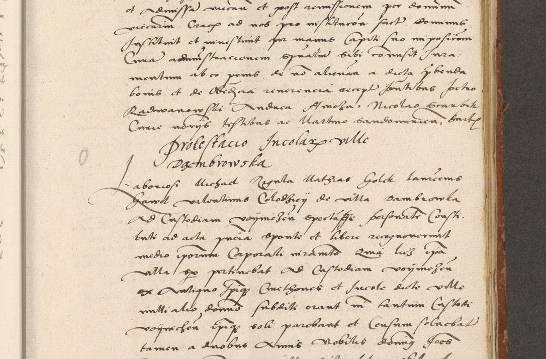 Zdjęcie nr 178 dla obiektu archiwalnego: Acta actorum coram R. D. Petro de Gamratis, archiepiscopo Gnesnensi et episcopo Cracoviensi, Legato nato ac Regni Poloniae primate ad annum 1543 - praesidente tunc Suae Rever. Paternitatis curiae cancellario R. D. Bartholomaeo Gantkowski, Posnaniensi et curiae nostrae cancellario.