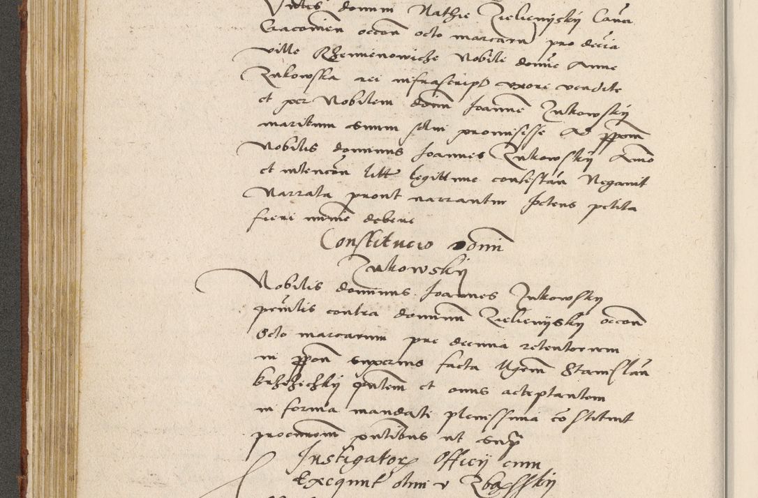 Zdjęcie nr 179 dla obiektu archiwalnego: Acta actorum coram R. D. Petro de Gamratis, archiepiscopo Gnesnensi et episcopo Cracoviensi, Legato nato ac Regni Poloniae primate ad annum 1543 - praesidente tunc Suae Rever. Paternitatis curiae cancellario R. D. Bartholomaeo Gantkowski, Posnaniensi et curiae nostrae cancellario.