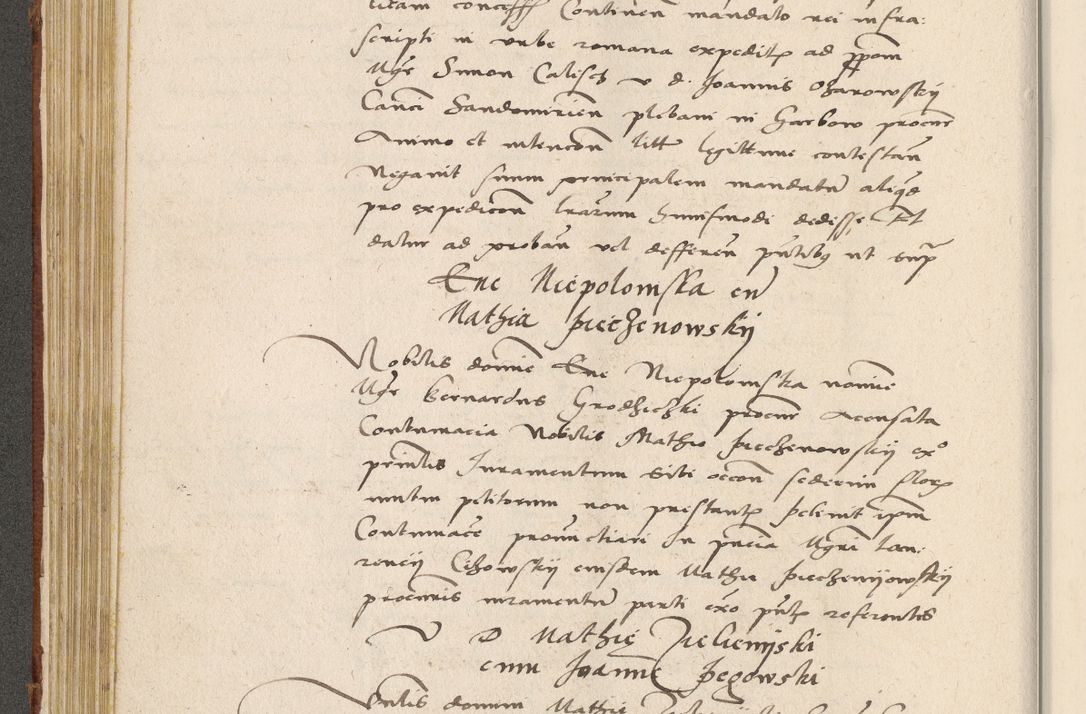 Zdjęcie nr 175 dla obiektu archiwalnego: Acta actorum coram R. D. Petro de Gamratis, archiepiscopo Gnesnensi et episcopo Cracoviensi, Legato nato ac Regni Poloniae primate ad annum 1543 - praesidente tunc Suae Rever. Paternitatis curiae cancellario R. D. Bartholomaeo Gantkowski, Posnaniensi et curiae nostrae cancellario.