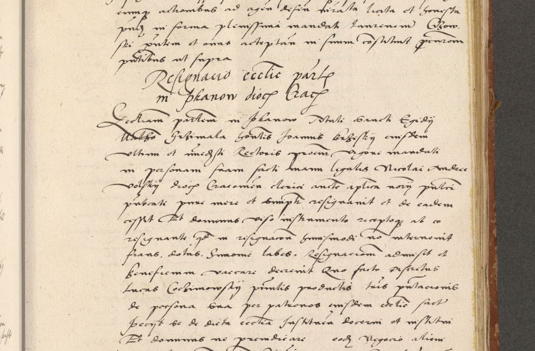 Zdjęcie nr 172 dla obiektu archiwalnego: Acta actorum coram R. D. Petro de Gamratis, archiepiscopo Gnesnensi et episcopo Cracoviensi, Legato nato ac Regni Poloniae primate ad annum 1543 - praesidente tunc Suae Rever. Paternitatis curiae cancellario R. D. Bartholomaeo Gantkowski, Posnaniensi et curiae nostrae cancellario.