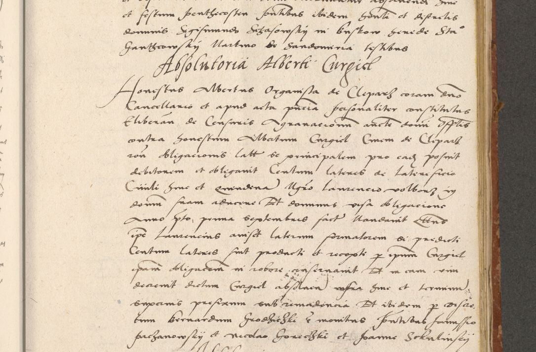 Zdjęcie nr 166 dla obiektu archiwalnego: Acta actorum coram R. D. Petro de Gamratis, archiepiscopo Gnesnensi et episcopo Cracoviensi, Legato nato ac Regni Poloniae primate ad annum 1543 - praesidente tunc Suae Rever. Paternitatis curiae cancellario R. D. Bartholomaeo Gantkowski, Posnaniensi et curiae nostrae cancellario.