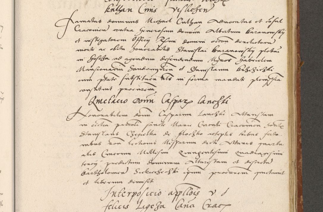 Zdjęcie nr 164 dla obiektu archiwalnego: Acta actorum coram R. D. Petro de Gamratis, archiepiscopo Gnesnensi et episcopo Cracoviensi, Legato nato ac Regni Poloniae primate ad annum 1543 - praesidente tunc Suae Rever. Paternitatis curiae cancellario R. D. Bartholomaeo Gantkowski, Posnaniensi et curiae nostrae cancellario.