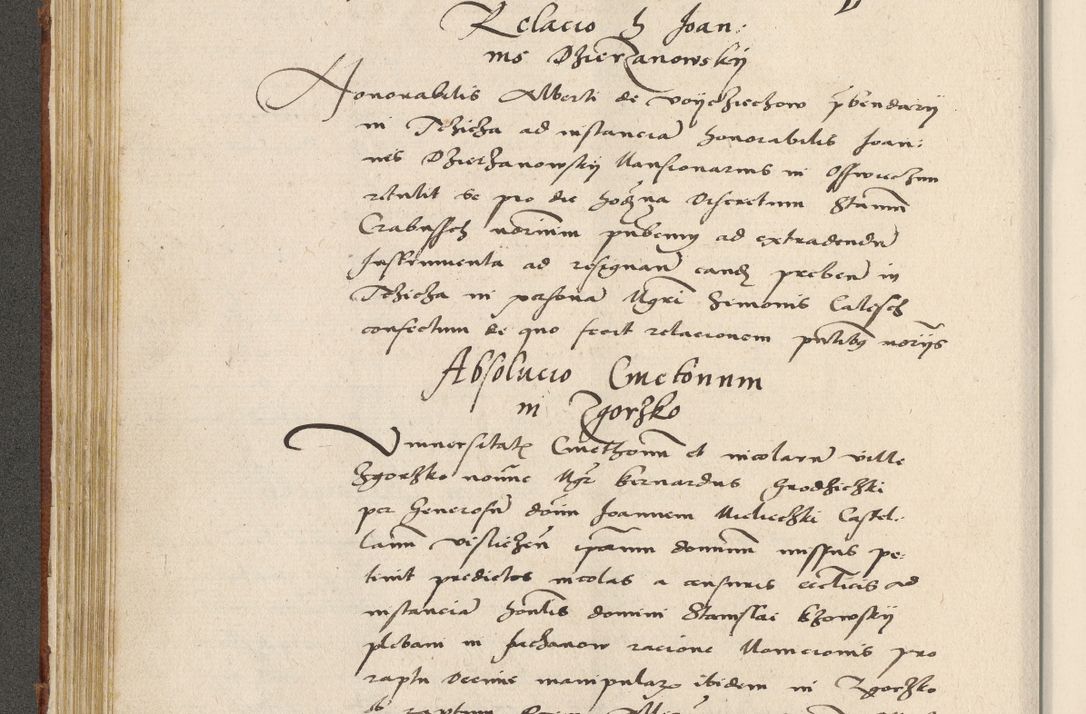 Zdjęcie nr 163 dla obiektu archiwalnego: Acta actorum coram R. D. Petro de Gamratis, archiepiscopo Gnesnensi et episcopo Cracoviensi, Legato nato ac Regni Poloniae primate ad annum 1543 - praesidente tunc Suae Rever. Paternitatis curiae cancellario R. D. Bartholomaeo Gantkowski, Posnaniensi et curiae nostrae cancellario.