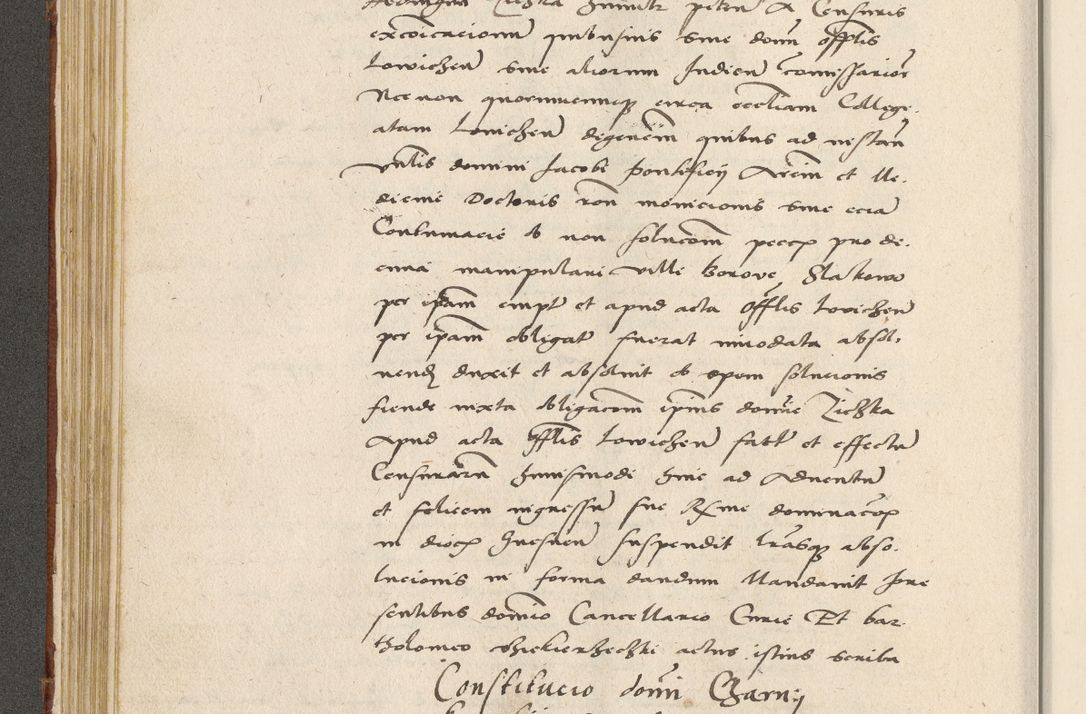 Zdjęcie nr 157 dla obiektu archiwalnego: Acta actorum coram R. D. Petro de Gamratis, archiepiscopo Gnesnensi et episcopo Cracoviensi, Legato nato ac Regni Poloniae primate ad annum 1543 - praesidente tunc Suae Rever. Paternitatis curiae cancellario R. D. Bartholomaeo Gantkowski, Posnaniensi et curiae nostrae cancellario.