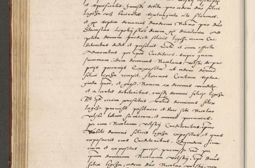 Zdjęcie nr 155 dla obiektu archiwalnego: Acta actorum coram R. D. Petro de Gamratis, archiepiscopo Gnesnensi et episcopo Cracoviensi, Legato nato ac Regni Poloniae primate ad annum 1543 - praesidente tunc Suae Rever. Paternitatis curiae cancellario R. D. Bartholomaeo Gantkowski, Posnaniensi et curiae nostrae cancellario.
