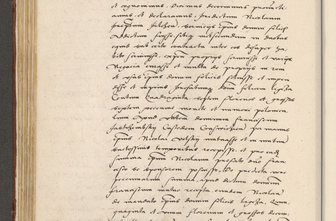 Zdjęcie nr 151 dla obiektu archiwalnego: Acta actorum coram R. D. Petro de Gamratis, archiepiscopo Gnesnensi et episcopo Cracoviensi, Legato nato ac Regni Poloniae primate ad annum 1543 - praesidente tunc Suae Rever. Paternitatis curiae cancellario R. D. Bartholomaeo Gantkowski, Posnaniensi et curiae nostrae cancellario.