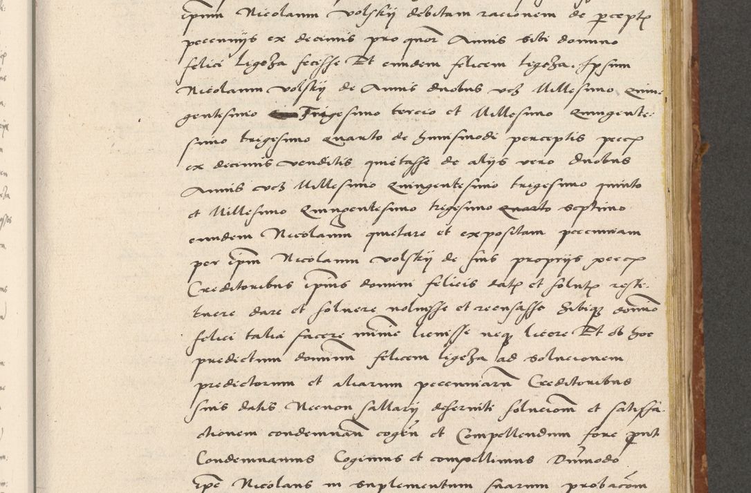Zdjęcie nr 152 dla obiektu archiwalnego: Acta actorum coram R. D. Petro de Gamratis, archiepiscopo Gnesnensi et episcopo Cracoviensi, Legato nato ac Regni Poloniae primate ad annum 1543 - praesidente tunc Suae Rever. Paternitatis curiae cancellario R. D. Bartholomaeo Gantkowski, Posnaniensi et curiae nostrae cancellario.