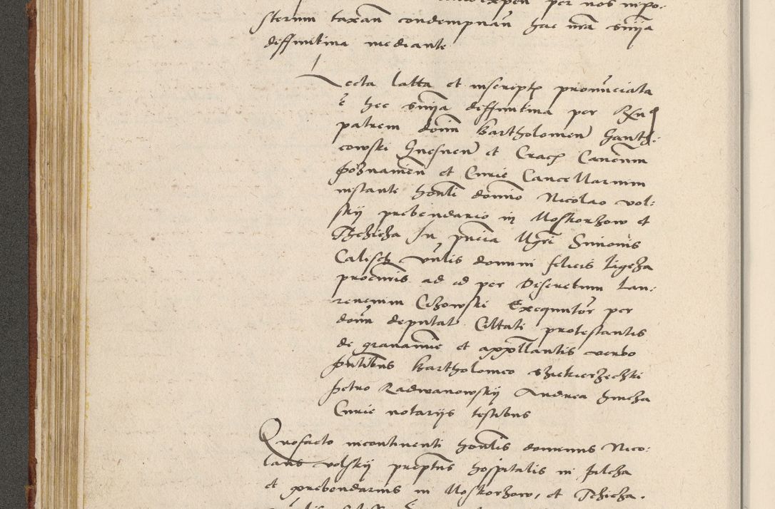 Zdjęcie nr 153 dla obiektu archiwalnego: Acta actorum coram R. D. Petro de Gamratis, archiepiscopo Gnesnensi et episcopo Cracoviensi, Legato nato ac Regni Poloniae primate ad annum 1543 - praesidente tunc Suae Rever. Paternitatis curiae cancellario R. D. Bartholomaeo Gantkowski, Posnaniensi et curiae nostrae cancellario.