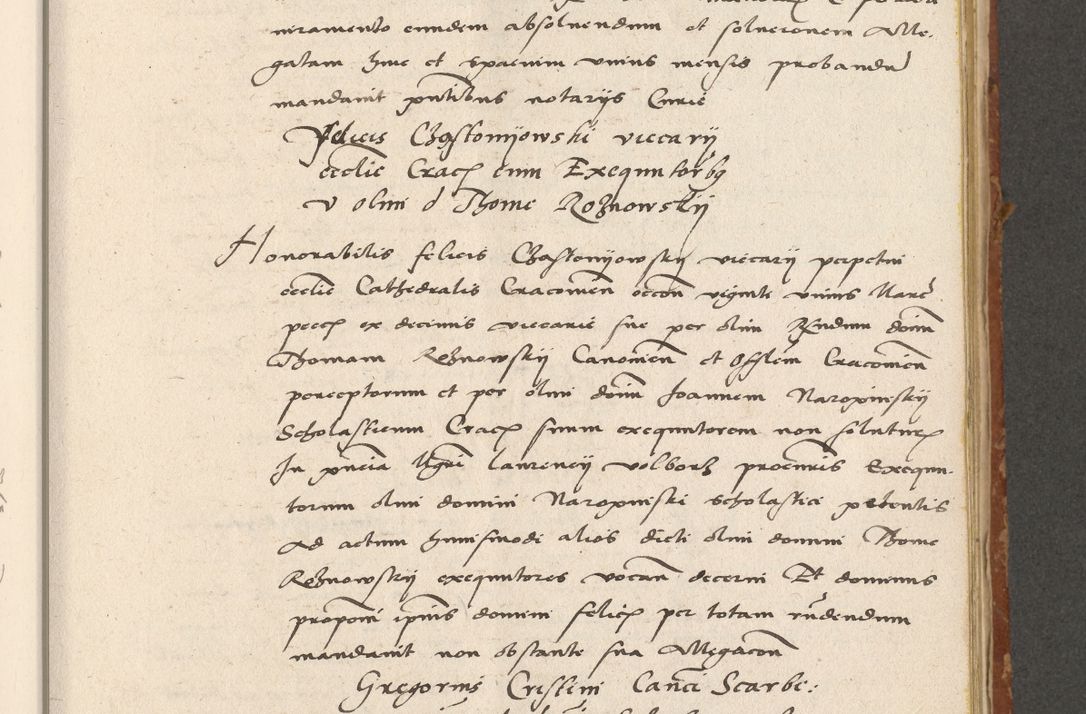 Zdjęcie nr 146 dla obiektu archiwalnego: Acta actorum coram R. D. Petro de Gamratis, archiepiscopo Gnesnensi et episcopo Cracoviensi, Legato nato ac Regni Poloniae primate ad annum 1543 - praesidente tunc Suae Rever. Paternitatis curiae cancellario R. D. Bartholomaeo Gantkowski, Posnaniensi et curiae nostrae cancellario.