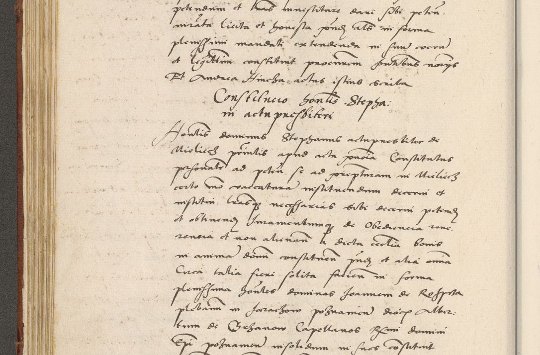 Zdjęcie nr 143 dla obiektu archiwalnego: Acta actorum coram R. D. Petro de Gamratis, archiepiscopo Gnesnensi et episcopo Cracoviensi, Legato nato ac Regni Poloniae primate ad annum 1543 - praesidente tunc Suae Rever. Paternitatis curiae cancellario R. D. Bartholomaeo Gantkowski, Posnaniensi et curiae nostrae cancellario.