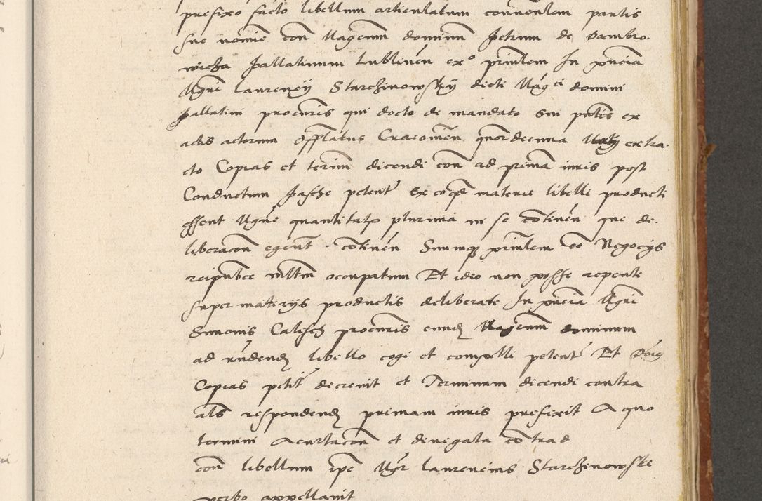 Zdjęcie nr 136 dla obiektu archiwalnego: Acta actorum coram R. D. Petro de Gamratis, archiepiscopo Gnesnensi et episcopo Cracoviensi, Legato nato ac Regni Poloniae primate ad annum 1543 - praesidente tunc Suae Rever. Paternitatis curiae cancellario R. D. Bartholomaeo Gantkowski, Posnaniensi et curiae nostrae cancellario.