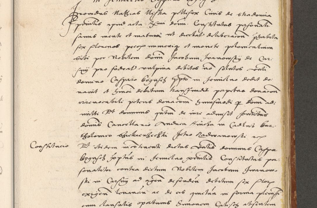 Zdjęcie nr 134 dla obiektu archiwalnego: Acta actorum coram R. D. Petro de Gamratis, archiepiscopo Gnesnensi et episcopo Cracoviensi, Legato nato ac Regni Poloniae primate ad annum 1543 - praesidente tunc Suae Rever. Paternitatis curiae cancellario R. D. Bartholomaeo Gantkowski, Posnaniensi et curiae nostrae cancellario.