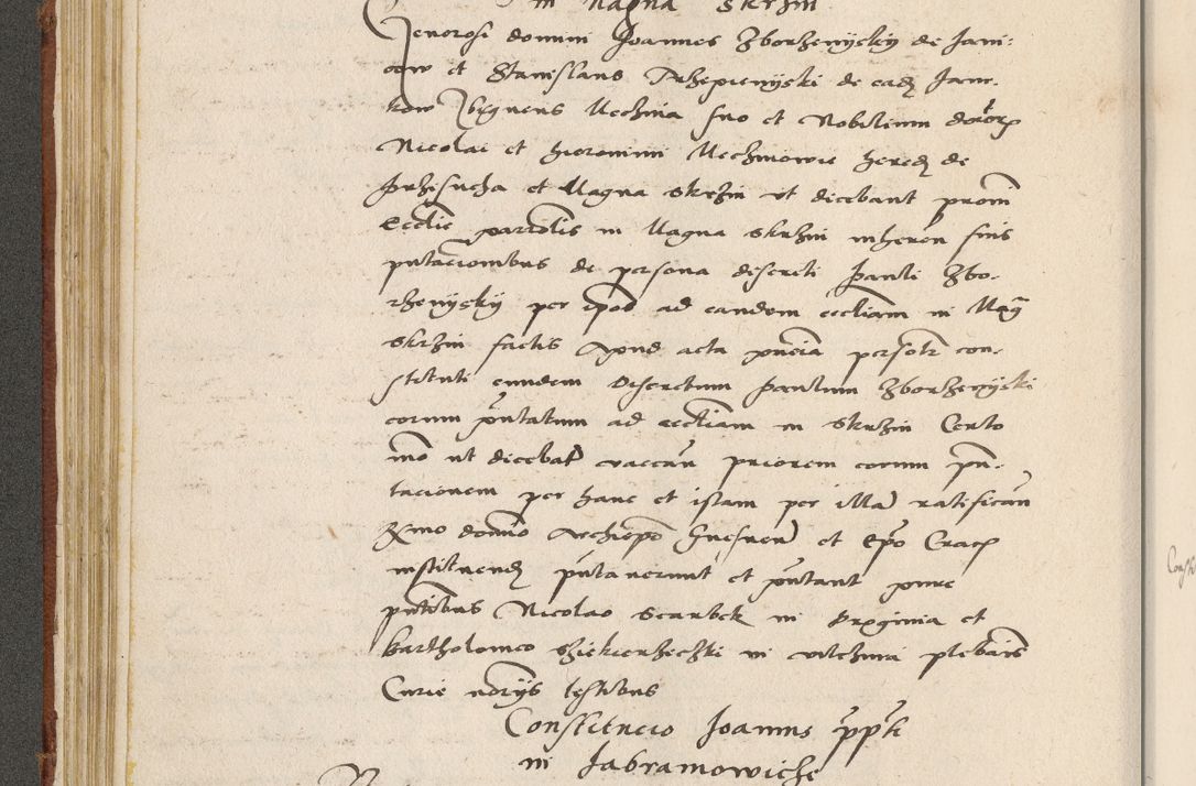 Zdjęcie nr 133 dla obiektu archiwalnego: Acta actorum coram R. D. Petro de Gamratis, archiepiscopo Gnesnensi et episcopo Cracoviensi, Legato nato ac Regni Poloniae primate ad annum 1543 - praesidente tunc Suae Rever. Paternitatis curiae cancellario R. D. Bartholomaeo Gantkowski, Posnaniensi et curiae nostrae cancellario.