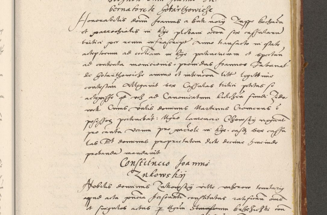 Zdjęcie nr 130 dla obiektu archiwalnego: Acta actorum coram R. D. Petro de Gamratis, archiepiscopo Gnesnensi et episcopo Cracoviensi, Legato nato ac Regni Poloniae primate ad annum 1543 - praesidente tunc Suae Rever. Paternitatis curiae cancellario R. D. Bartholomaeo Gantkowski, Posnaniensi et curiae nostrae cancellario.