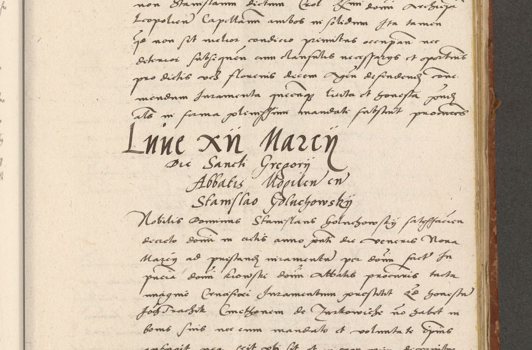Zdjęcie nr 128 dla obiektu archiwalnego: Acta actorum coram R. D. Petro de Gamratis, archiepiscopo Gnesnensi et episcopo Cracoviensi, Legato nato ac Regni Poloniae primate ad annum 1543 - praesidente tunc Suae Rever. Paternitatis curiae cancellario R. D. Bartholomaeo Gantkowski, Posnaniensi et curiae nostrae cancellario.