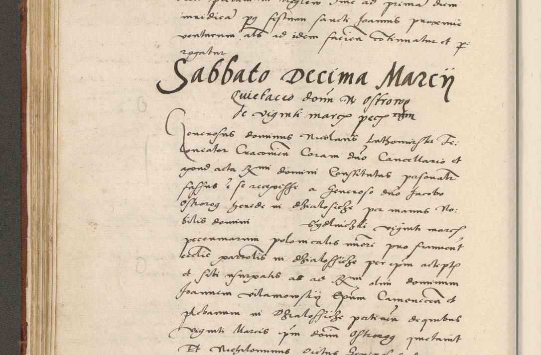 Zdjęcie nr 125 dla obiektu archiwalnego: Acta actorum coram R. D. Petro de Gamratis, archiepiscopo Gnesnensi et episcopo Cracoviensi, Legato nato ac Regni Poloniae primate ad annum 1543 - praesidente tunc Suae Rever. Paternitatis curiae cancellario R. D. Bartholomaeo Gantkowski, Posnaniensi et curiae nostrae cancellario.