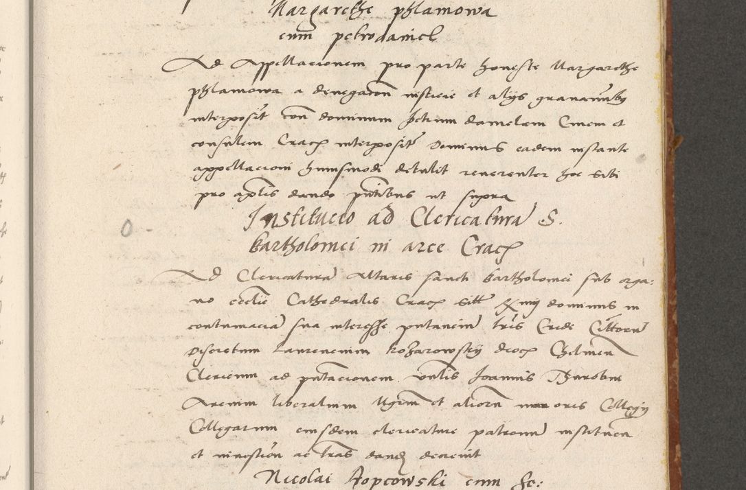 Zdjęcie nr 122 dla obiektu archiwalnego: Acta actorum coram R. D. Petro de Gamratis, archiepiscopo Gnesnensi et episcopo Cracoviensi, Legato nato ac Regni Poloniae primate ad annum 1543 - praesidente tunc Suae Rever. Paternitatis curiae cancellario R. D. Bartholomaeo Gantkowski, Posnaniensi et curiae nostrae cancellario.