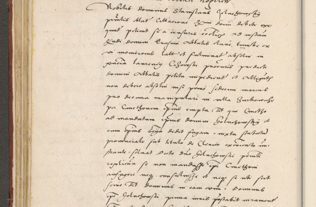 Zdjęcie nr 121 dla obiektu archiwalnego: Acta actorum coram R. D. Petro de Gamratis, archiepiscopo Gnesnensi et episcopo Cracoviensi, Legato nato ac Regni Poloniae primate ad annum 1543 - praesidente tunc Suae Rever. Paternitatis curiae cancellario R. D. Bartholomaeo Gantkowski, Posnaniensi et curiae nostrae cancellario.