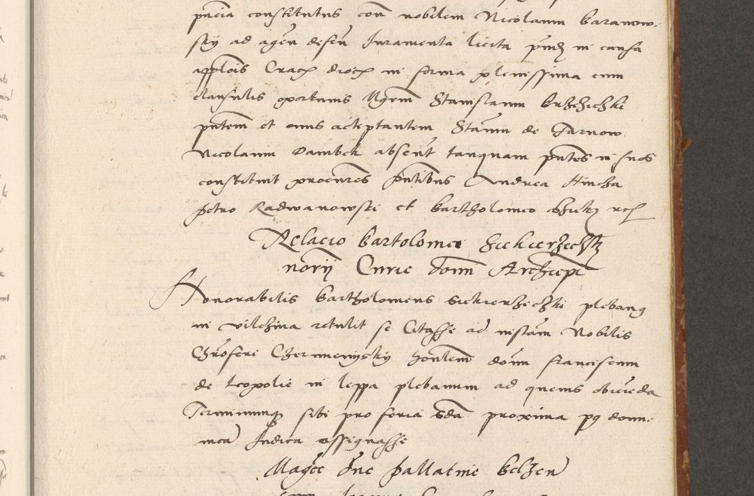 Zdjęcie nr 120 dla obiektu archiwalnego: Acta actorum coram R. D. Petro de Gamratis, archiepiscopo Gnesnensi et episcopo Cracoviensi, Legato nato ac Regni Poloniae primate ad annum 1543 - praesidente tunc Suae Rever. Paternitatis curiae cancellario R. D. Bartholomaeo Gantkowski, Posnaniensi et curiae nostrae cancellario.
