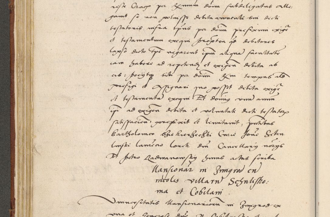Zdjęcie nr 111 dla obiektu archiwalnego: Acta actorum coram R. D. Petro de Gamratis, archiepiscopo Gnesnensi et episcopo Cracoviensi, Legato nato ac Regni Poloniae primate ad annum 1543 - praesidente tunc Suae Rever. Paternitatis curiae cancellario R. D. Bartholomaeo Gantkowski, Posnaniensi et curiae nostrae cancellario.