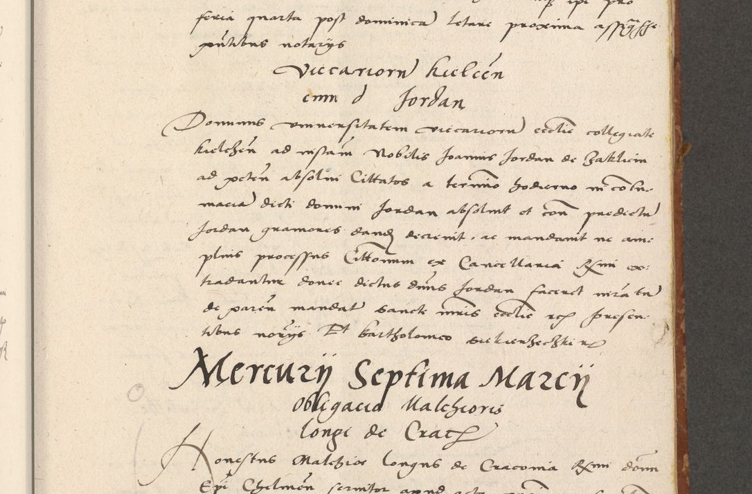 Zdjęcie nr 110 dla obiektu archiwalnego: Acta actorum coram R. D. Petro de Gamratis, archiepiscopo Gnesnensi et episcopo Cracoviensi, Legato nato ac Regni Poloniae primate ad annum 1543 - praesidente tunc Suae Rever. Paternitatis curiae cancellario R. D. Bartholomaeo Gantkowski, Posnaniensi et curiae nostrae cancellario.