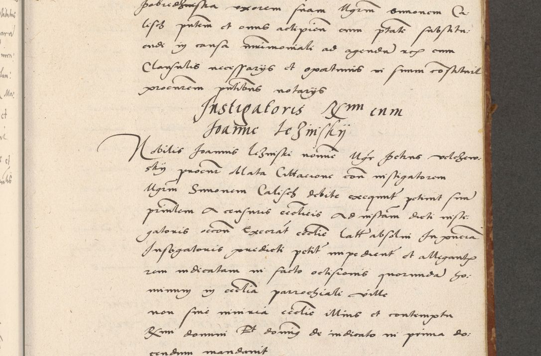 Zdjęcie nr 108 dla obiektu archiwalnego: Acta actorum coram R. D. Petro de Gamratis, archiepiscopo Gnesnensi et episcopo Cracoviensi, Legato nato ac Regni Poloniae primate ad annum 1543 - praesidente tunc Suae Rever. Paternitatis curiae cancellario R. D. Bartholomaeo Gantkowski, Posnaniensi et curiae nostrae cancellario.