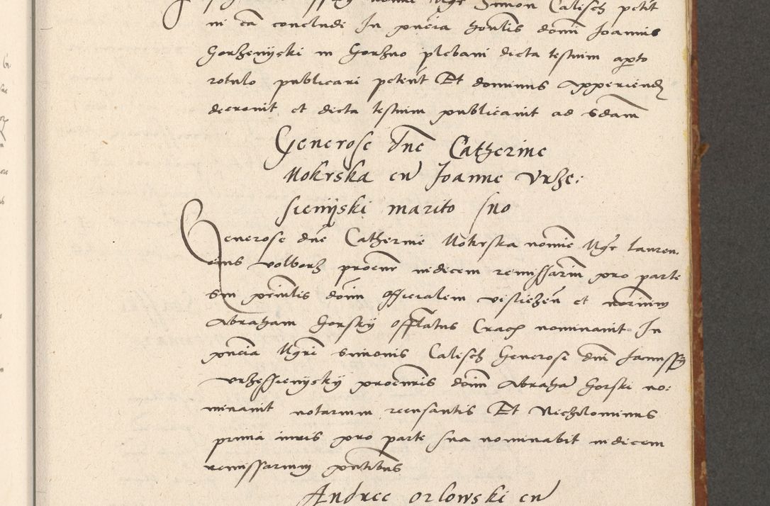 Zdjęcie nr 106 dla obiektu archiwalnego: Acta actorum coram R. D. Petro de Gamratis, archiepiscopo Gnesnensi et episcopo Cracoviensi, Legato nato ac Regni Poloniae primate ad annum 1543 - praesidente tunc Suae Rever. Paternitatis curiae cancellario R. D. Bartholomaeo Gantkowski, Posnaniensi et curiae nostrae cancellario.