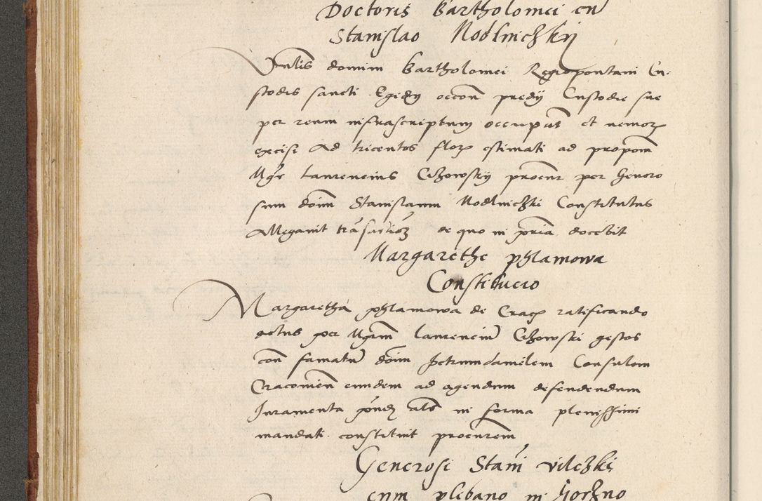 Zdjęcie nr 105 dla obiektu archiwalnego: Acta actorum coram R. D. Petro de Gamratis, archiepiscopo Gnesnensi et episcopo Cracoviensi, Legato nato ac Regni Poloniae primate ad annum 1543 - praesidente tunc Suae Rever. Paternitatis curiae cancellario R. D. Bartholomaeo Gantkowski, Posnaniensi et curiae nostrae cancellario.